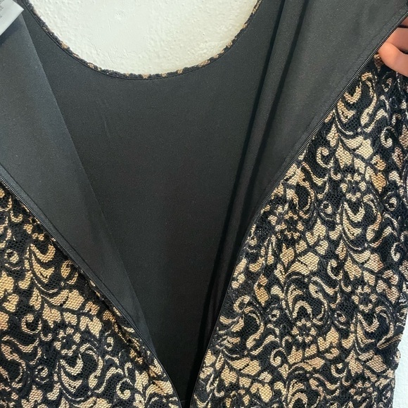 Sheri Martin Lace Overlay Jumpsuit Size 16 - Picture 8 of 8